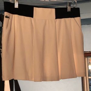 NWT Lacoste black and white tennis skirt